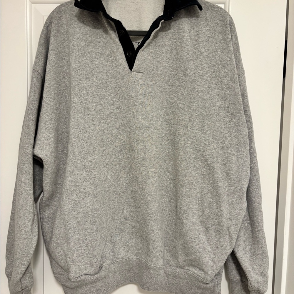 Brandy Melville Oversize Collared Sweatshirt